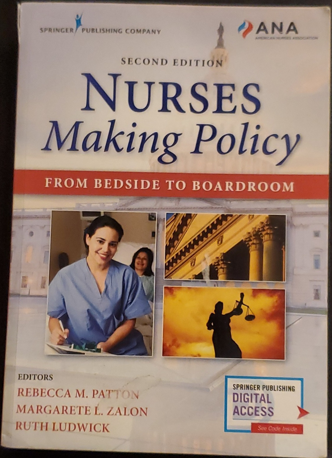 Springer Nurses Making Policy 2nd Ed Patton Zalon Ludwick PB ISBN 9780826142221