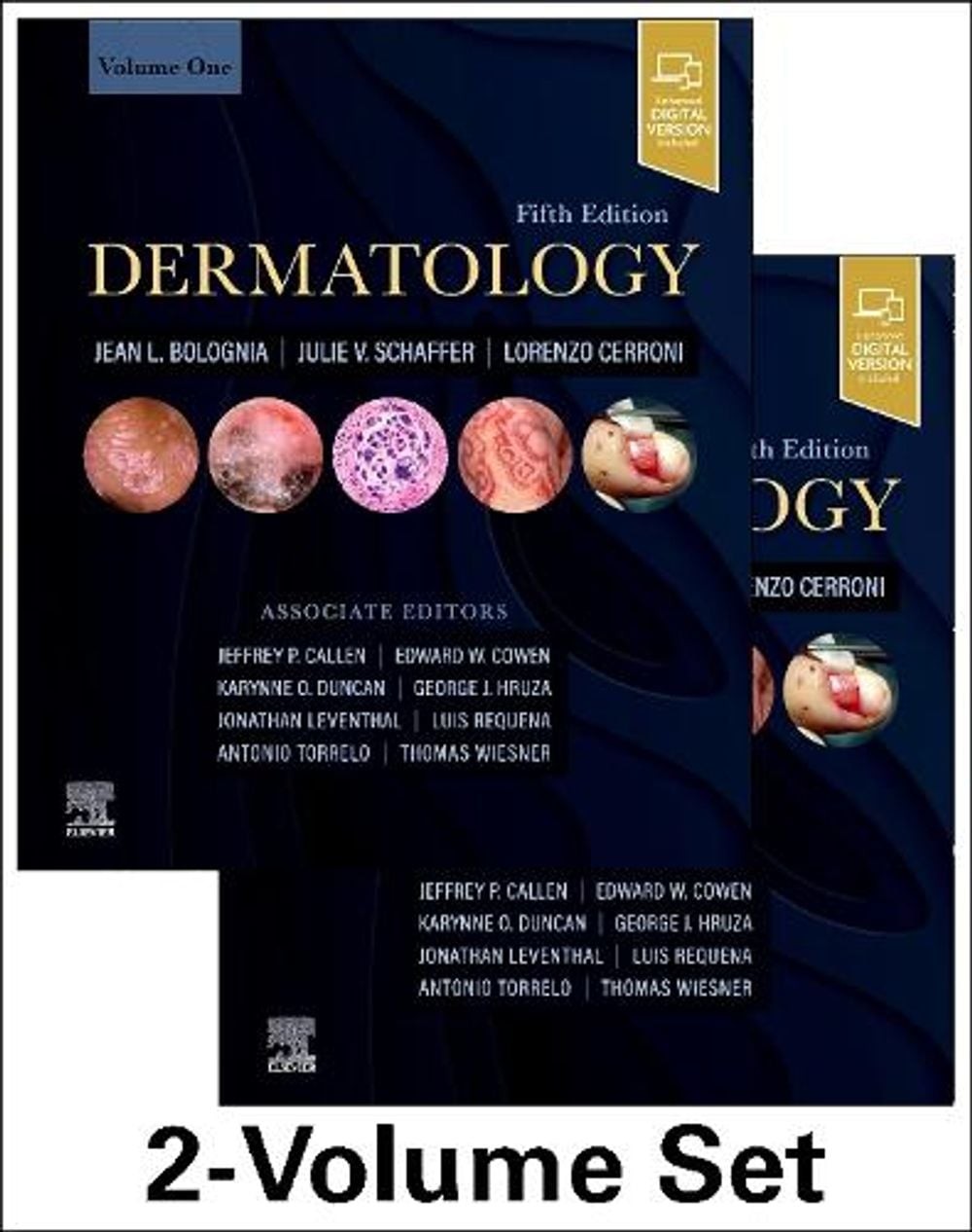 Dermatology: 2-Volume Set 5th Edition by Jean L. Bolognia Hardcover Book
