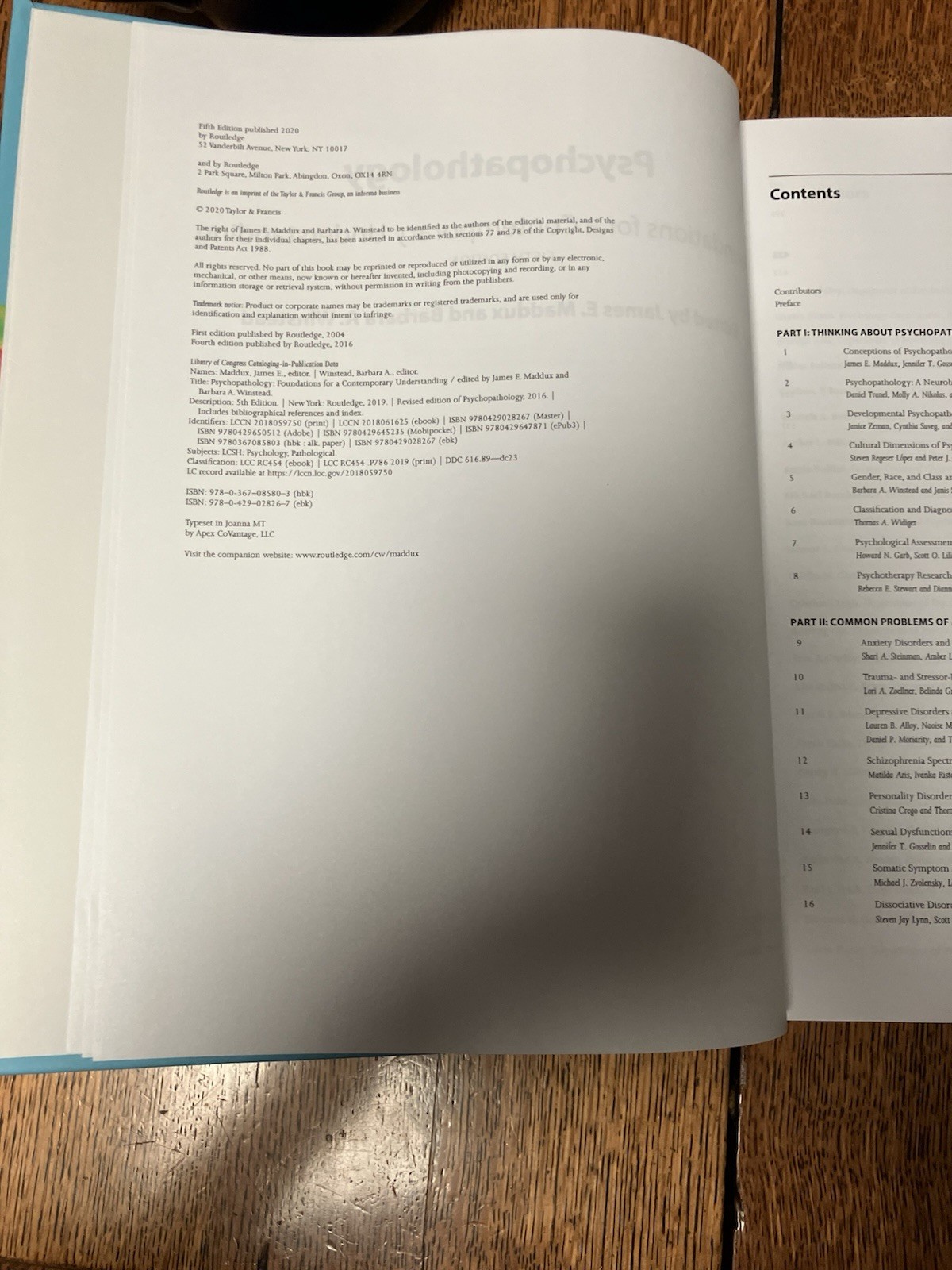 Psychopathology : Foundations for a Contemporary Understanding by Barbara…