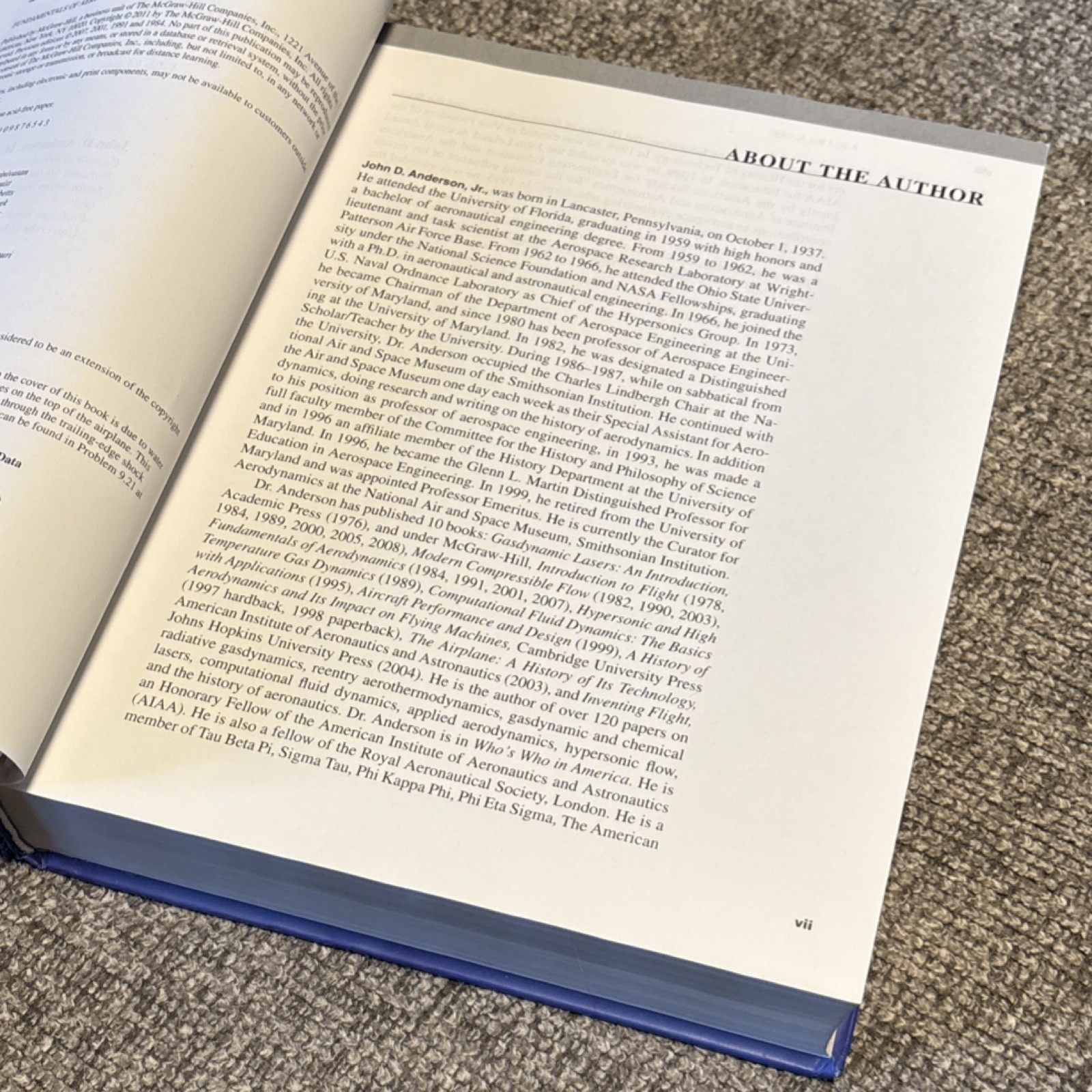 Fundamentals of Aerodynamics Fifth Edition by John D. Anderson Jr. McGraw-Hill