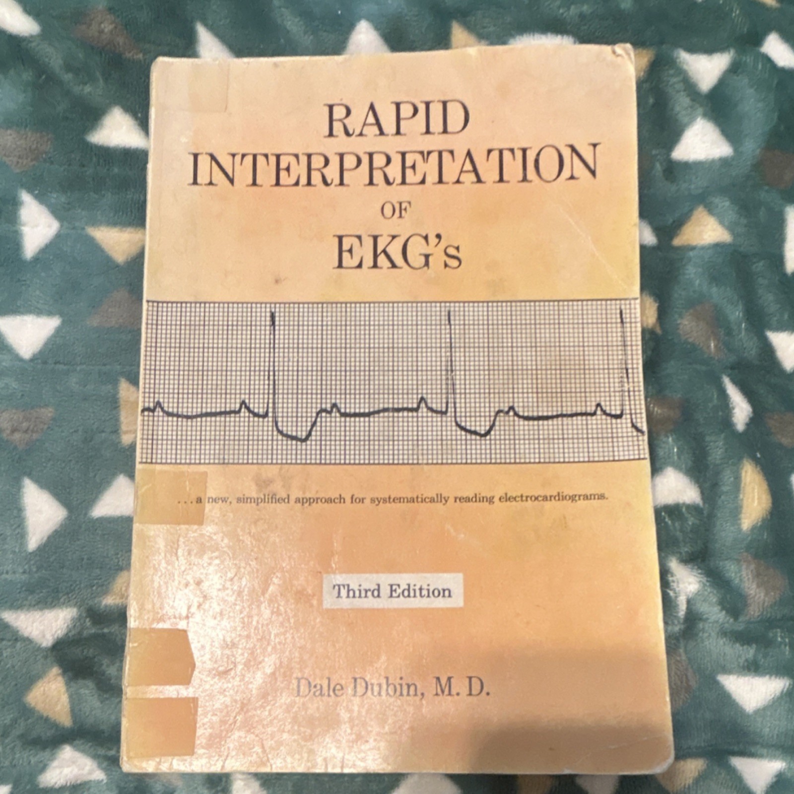 Rapid Interpretation of EKG’s 3rd Ed Dale Dubin COVER Paperback Medical