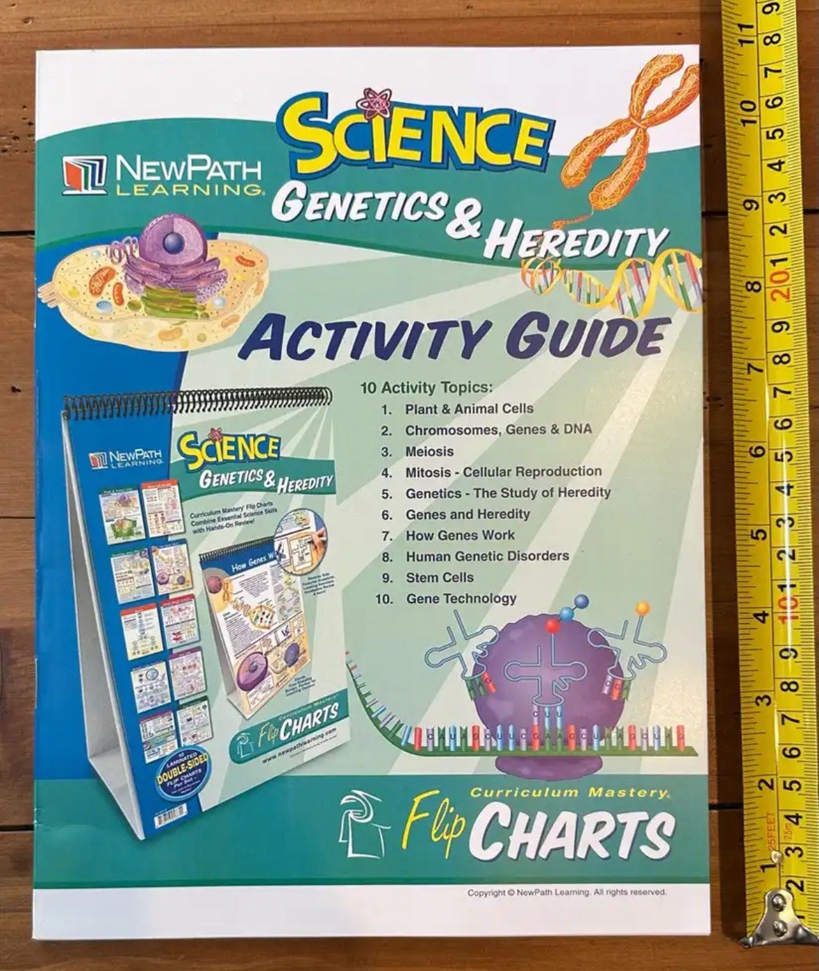 Vintage Science Stem School Learning Grade 8 Book Dry Erase Flip Chart Like New!