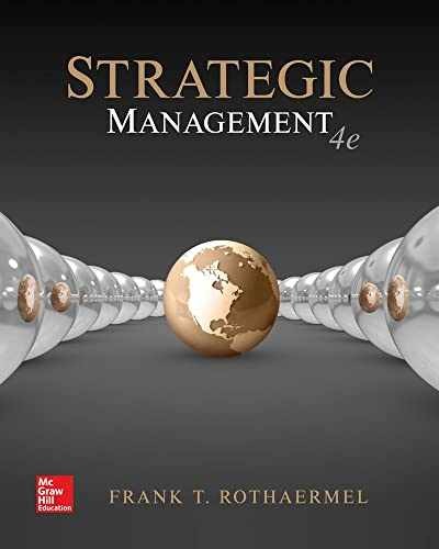 ISE Strategic Management – Paperback, by Rothaermel Frank – Acceptable n