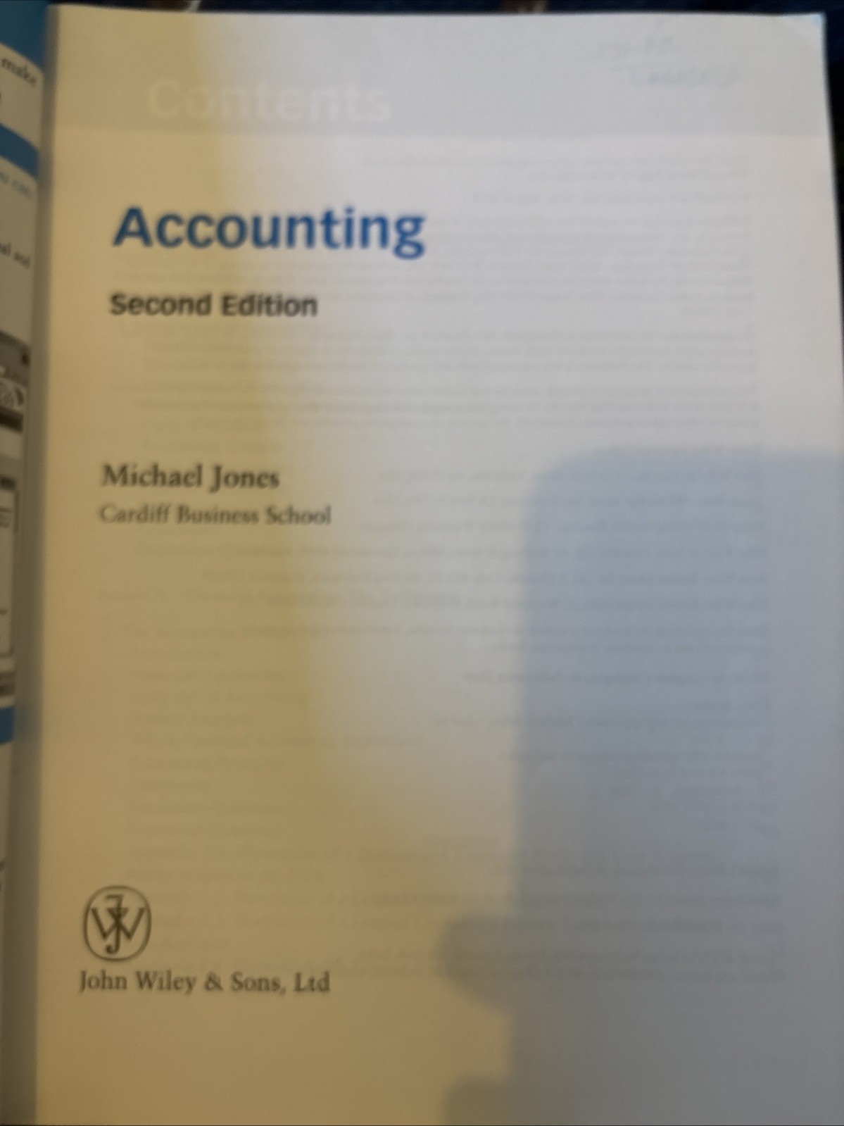 Accounting Second Edition By Michael Jones
