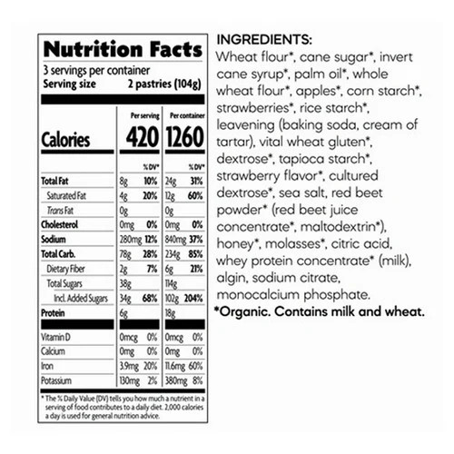 Organic Frosted Berry Strawberry 11 Oz(Case Of 12) By Natures Path