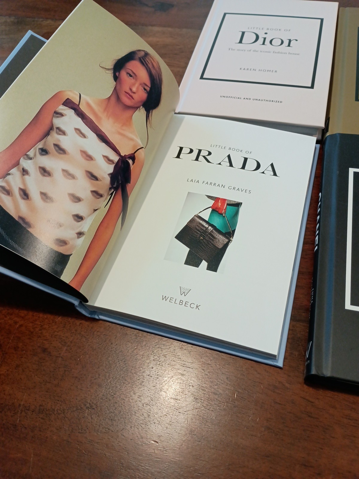 Lot of 4 Little Book Fashion Designers Prada Chanel Dior & Gucci Hardcover