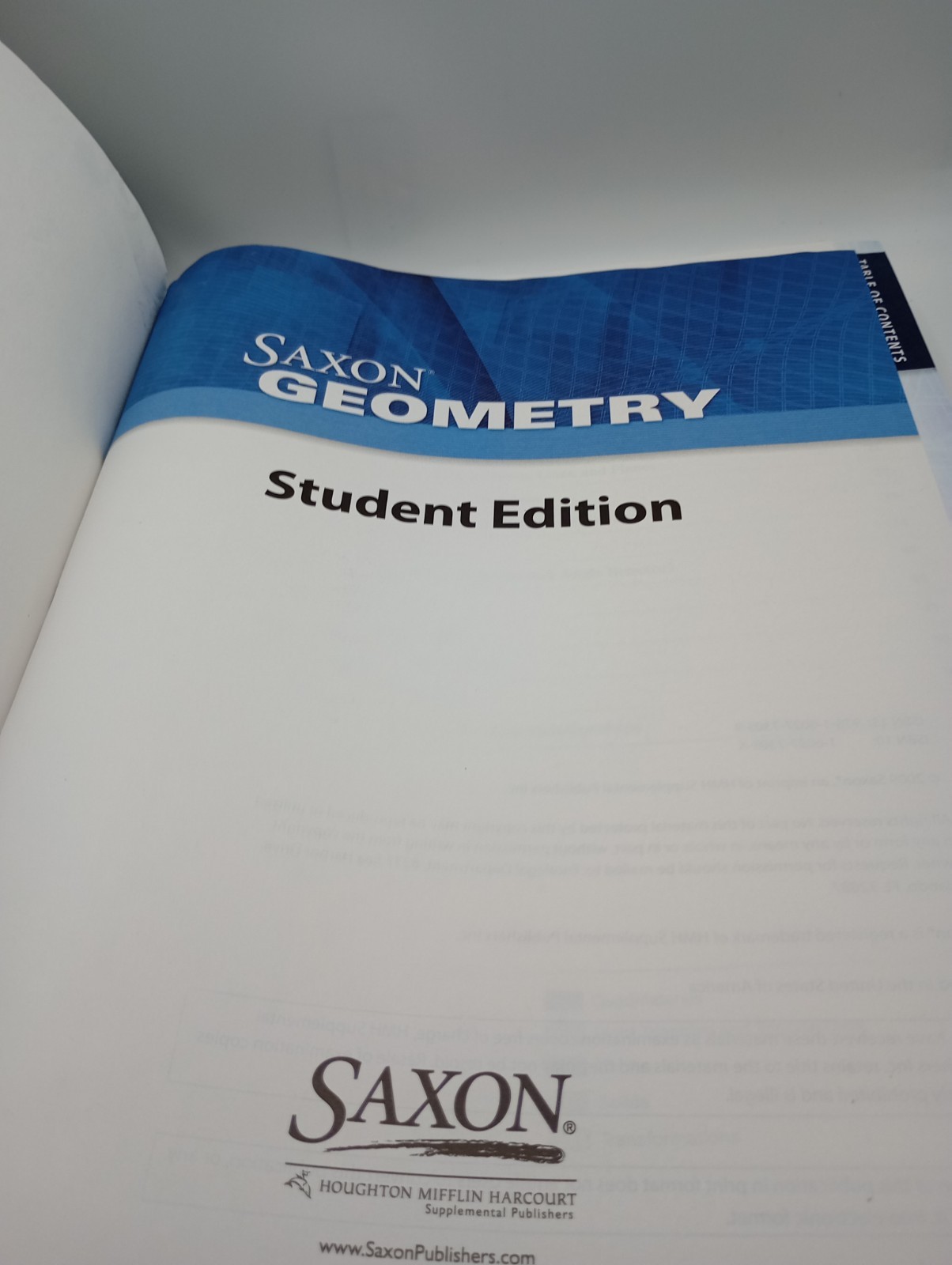 Saxon Geometry Homeschool Set Student Text Solutions Manual Testing Book