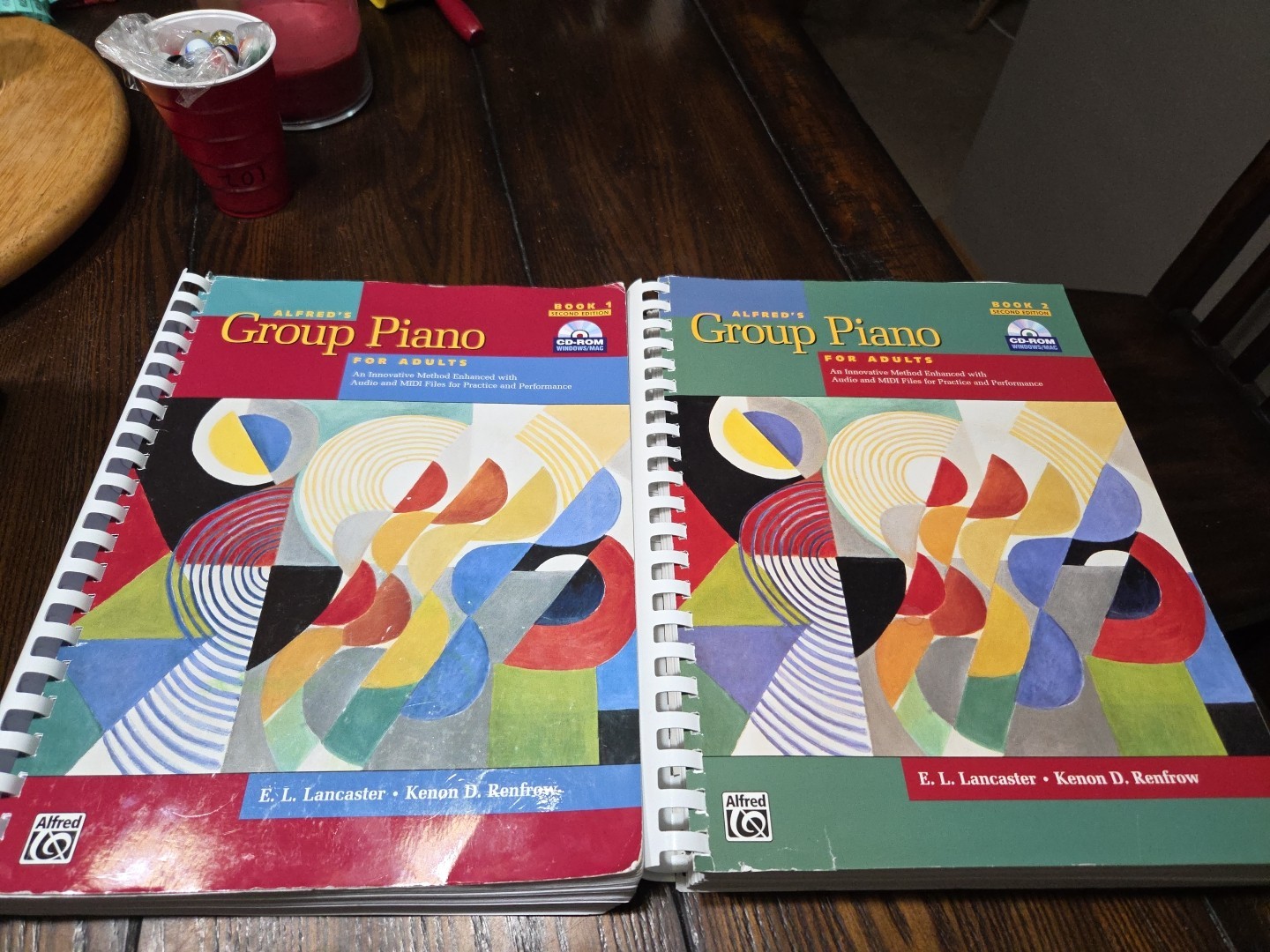 Alfred’s Group Piano for Adults Book 1 & Book 2 (Sec Ed /cds) Paperback