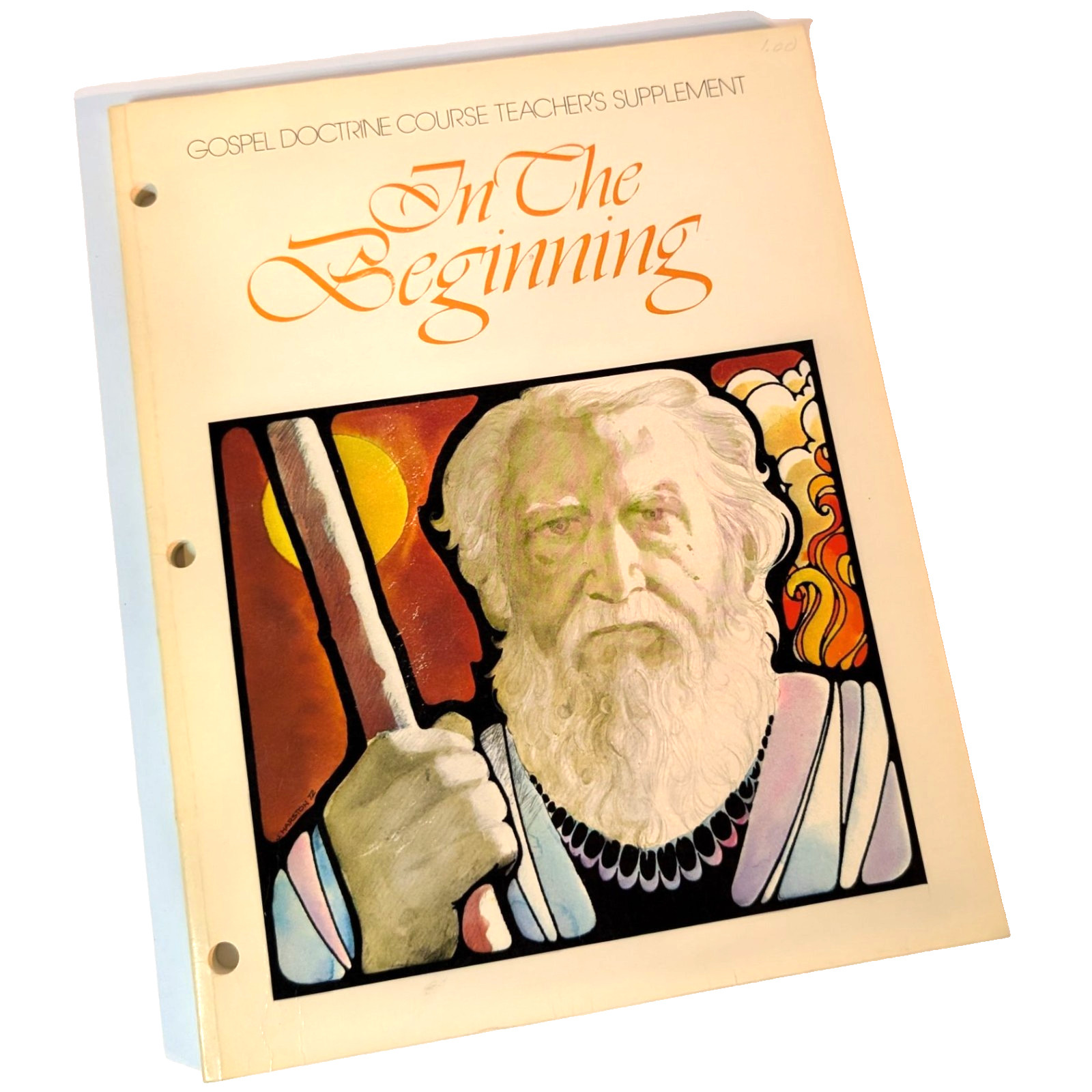 In the Beginning LDS Gospel Doctrine Course Vintage Teachers Supplement, 1972