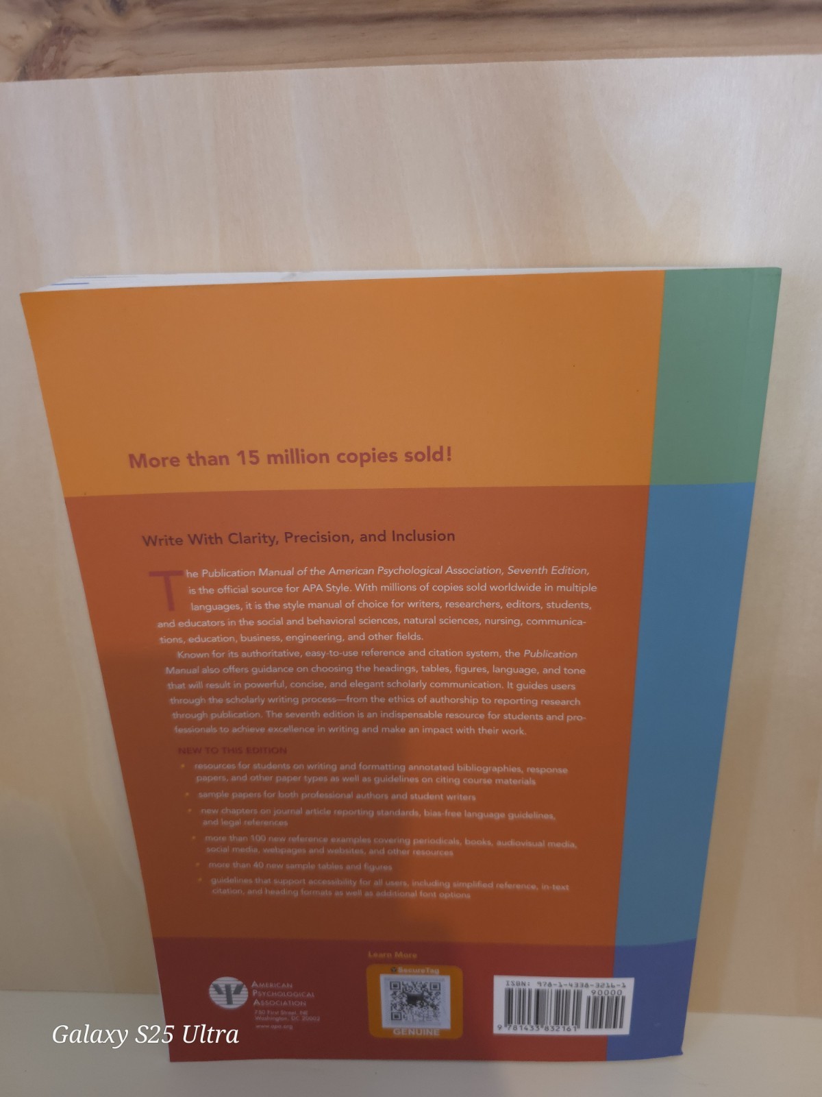 Publication Manual of the American Psychological Association 7th Edition
