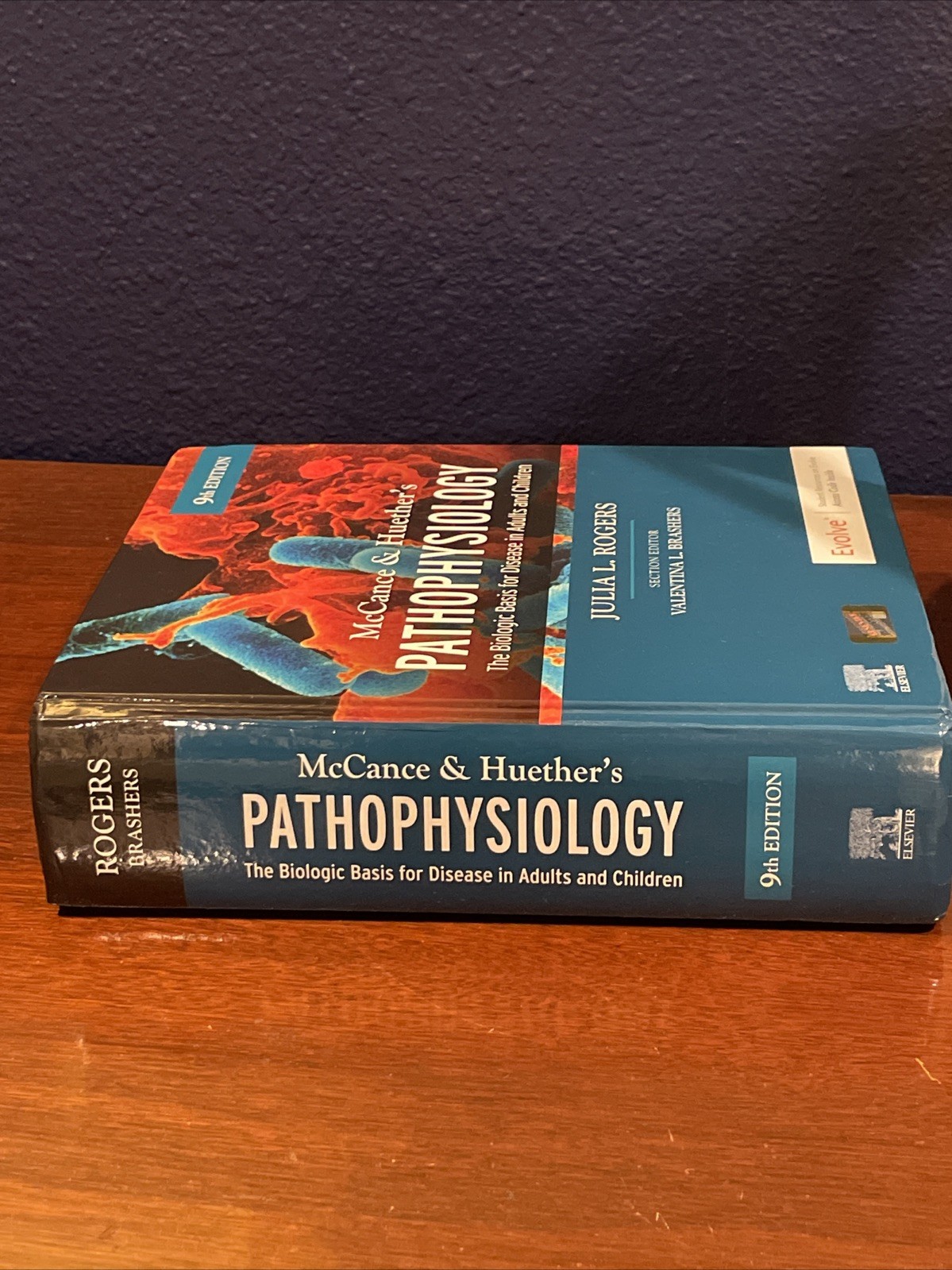 McCance & Huether’s Pathophysiology 9th Edition Rogers Hardcover 9780323789875
