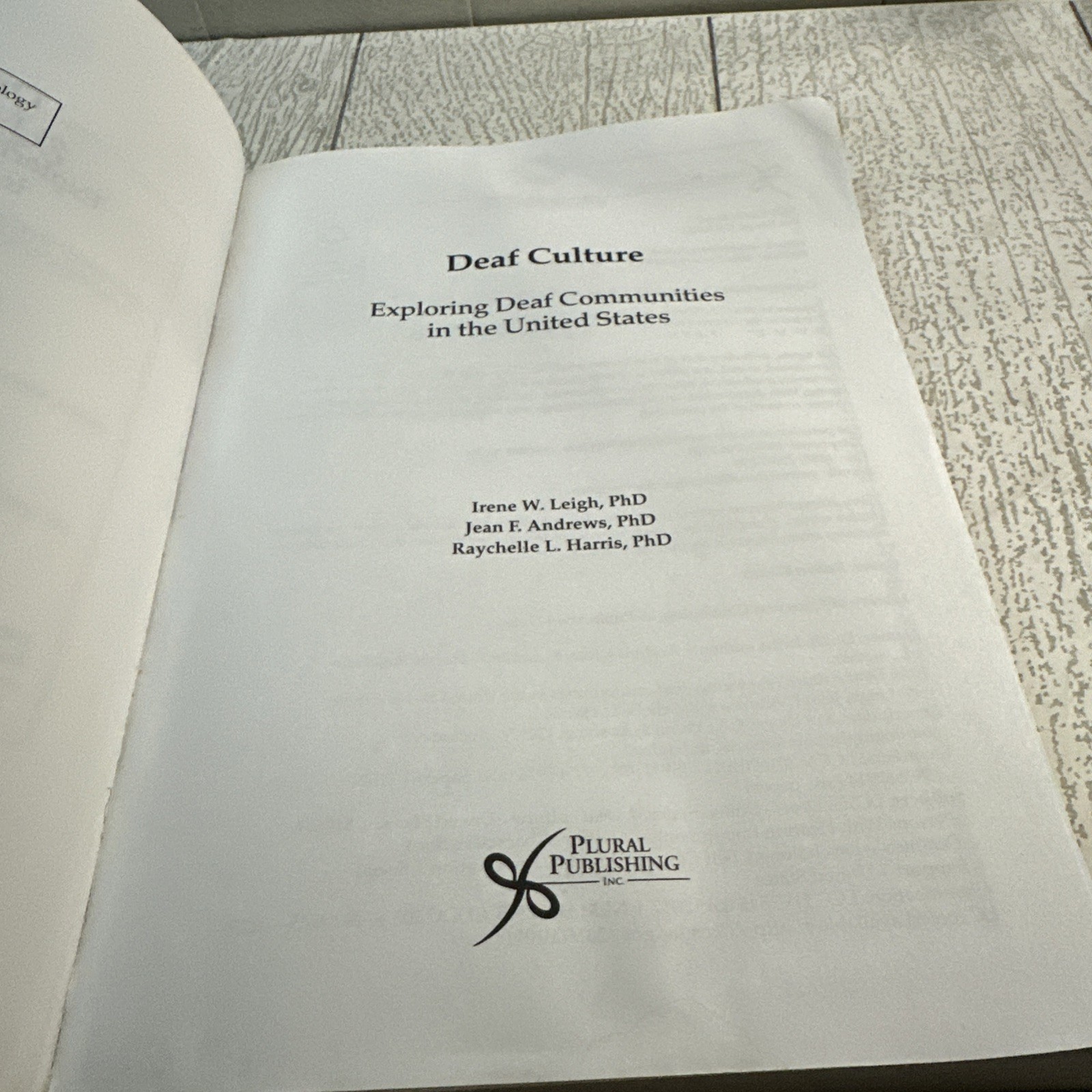 Deaf Culture by Raylene Paludneviciene, Jean F. Andrews and Irene W. Leigh…