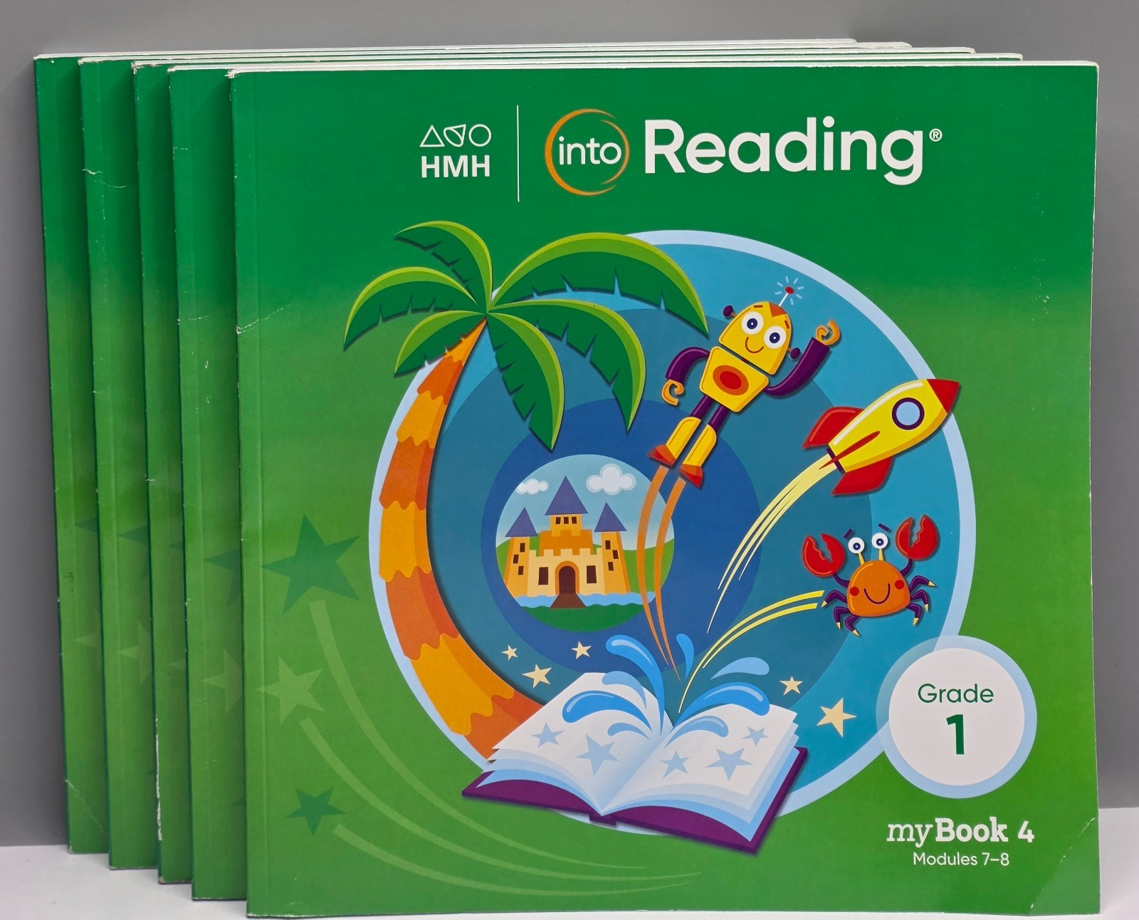 Into Reading HMH Paperback Grade 1 Book 4 Modules 7-8 LOT OF 5