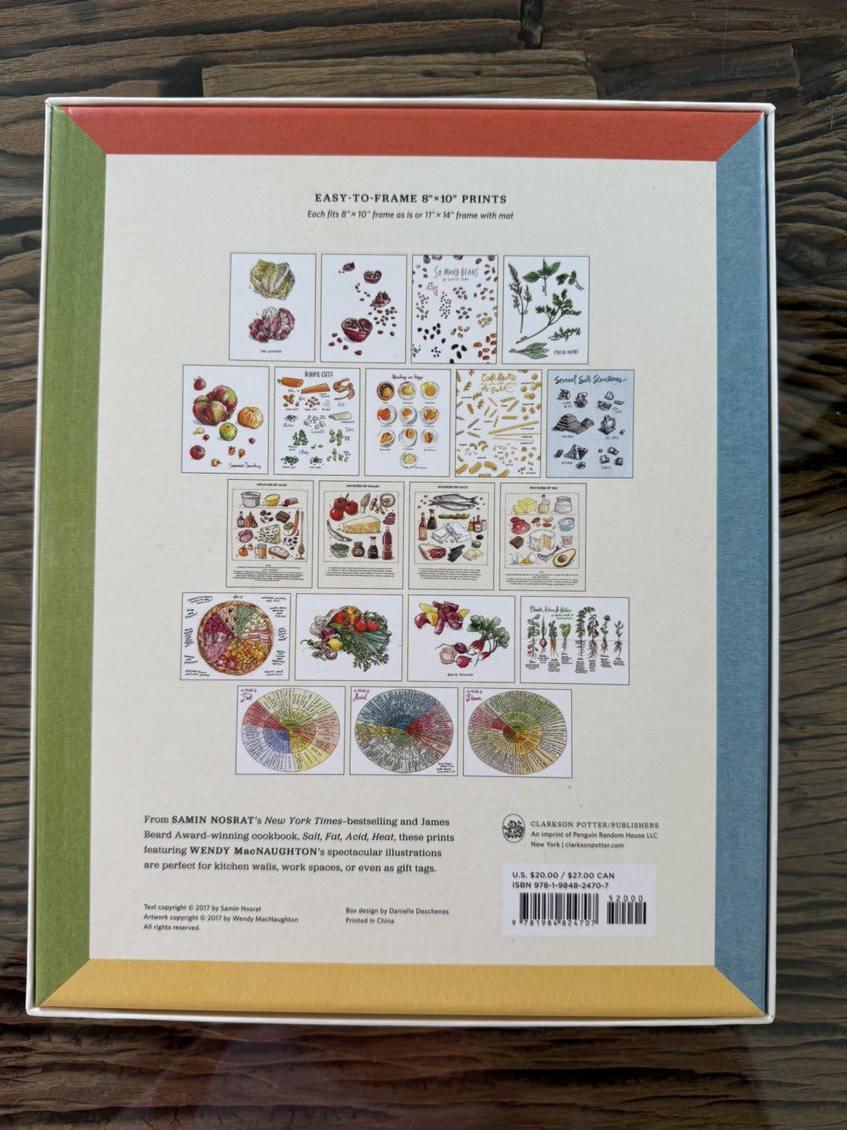 Salt, Fat, Acid, Heat: A Collection of 20 Prints by Samin Nosrat (English) Print
