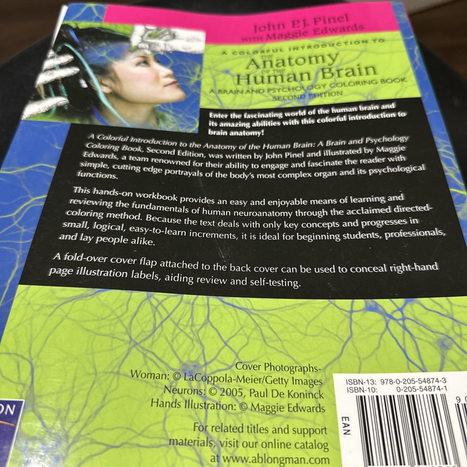 Anatomy of the Human Brain : A Brain and Psychology Coloring Book