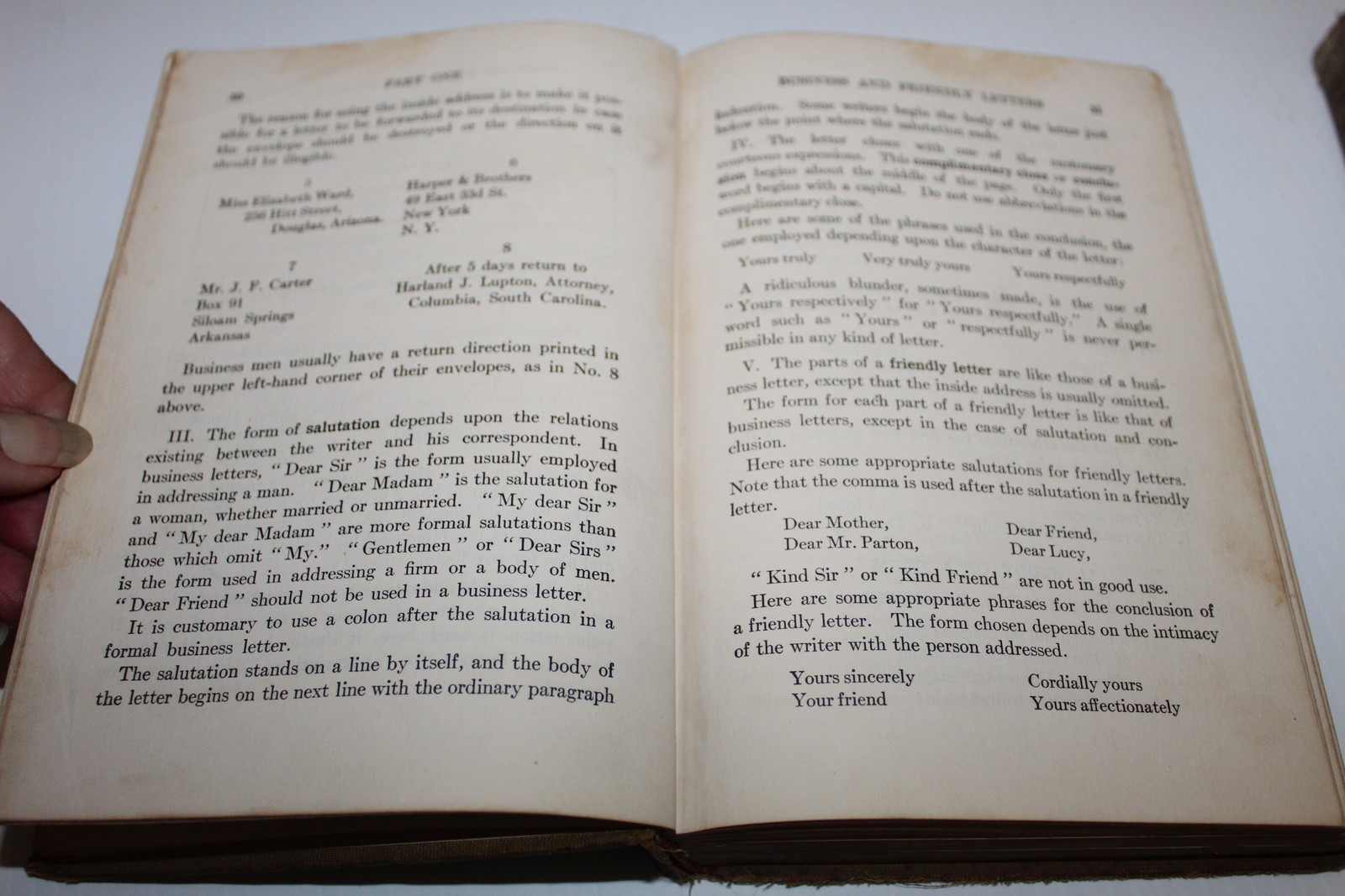Vintage Elementary English Spoken & Written Textbook Set Hodge Lee 1926 1928