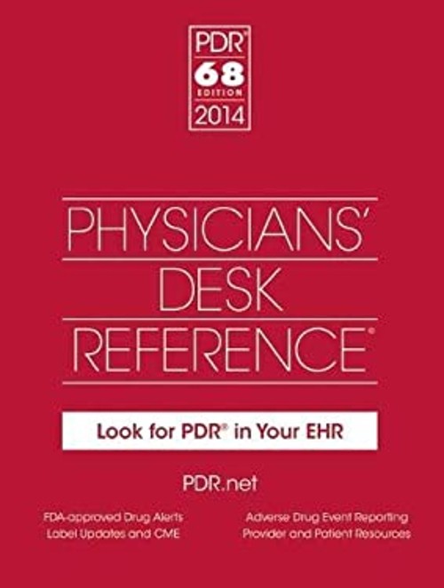 Physicians’ Desk Reference 2014 Hardcover PDR Staff