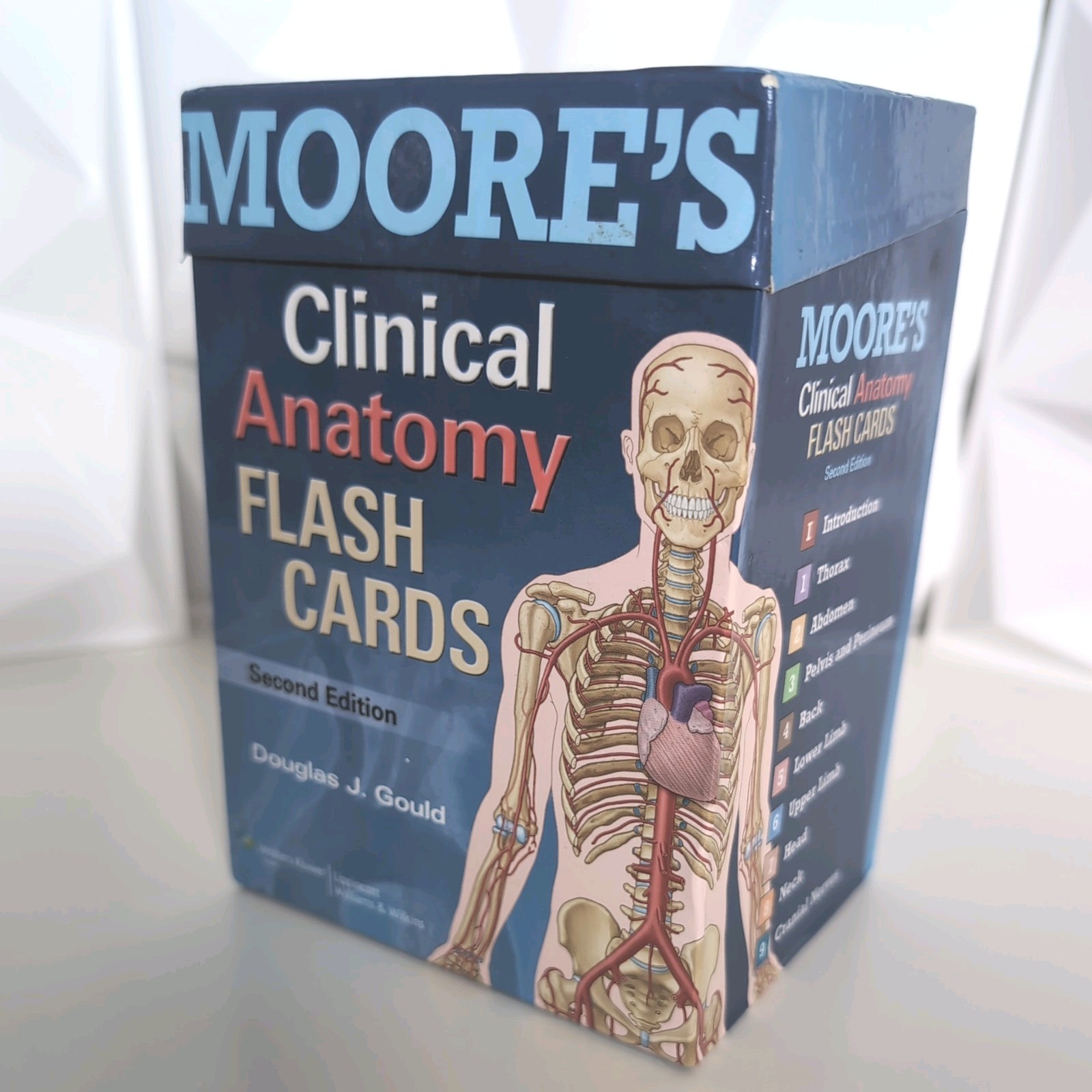 Moore’s Clinical Anatomy Flash Cards 2nd Edition by Gould PhD Douglas J.