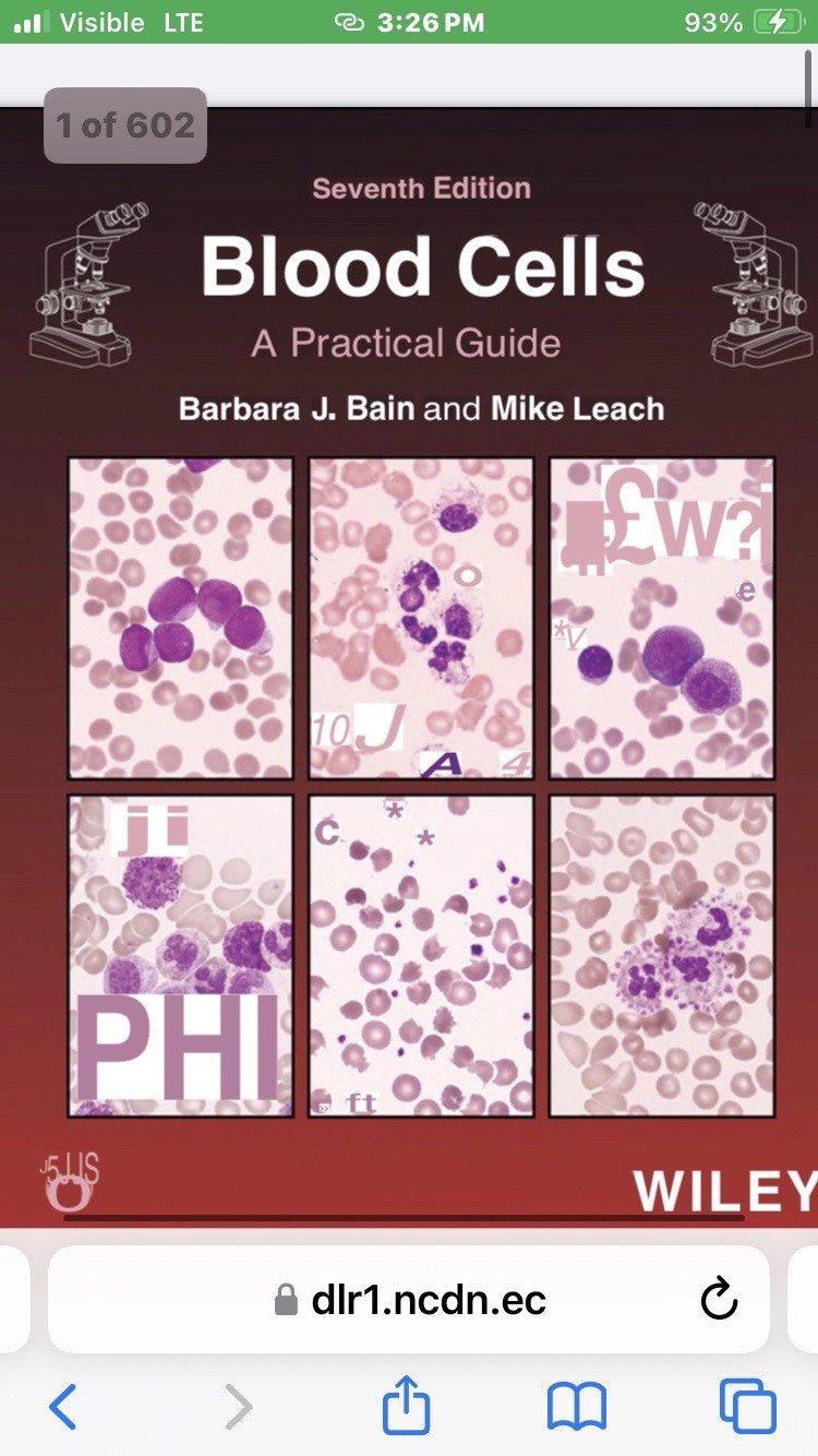 Blood Cells A Practical Guide By Bain PDF, digital download Only