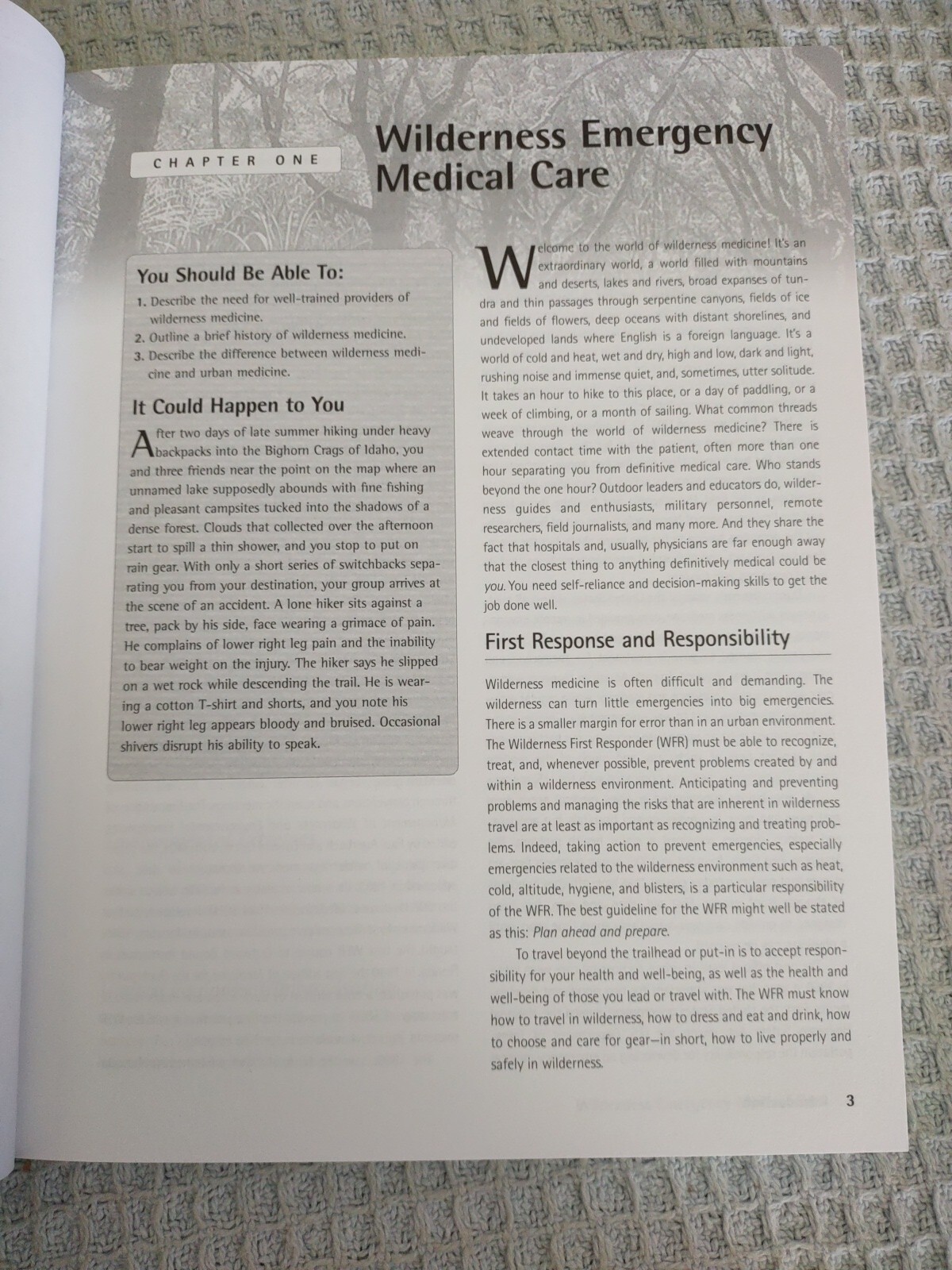 Wilderness First Responder Third Edition By Buck Tilton, MS, WEMT. Literature