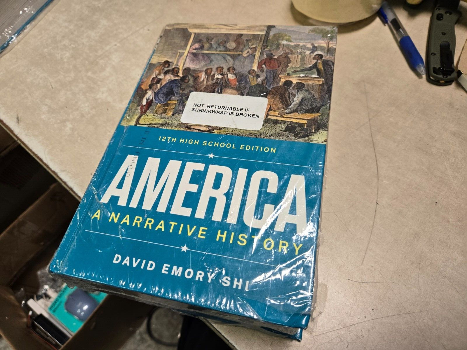 America – a Narrative History by David E. Shi (2022, Hardcover) Still sealed! Re