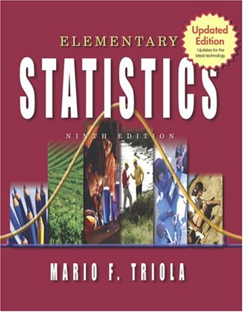 Elementary Statistics Update Compact Disc Mario F. Triola
