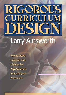 Rigorous Curriculum Design Create Curriculum Units of Study Align Standards PB