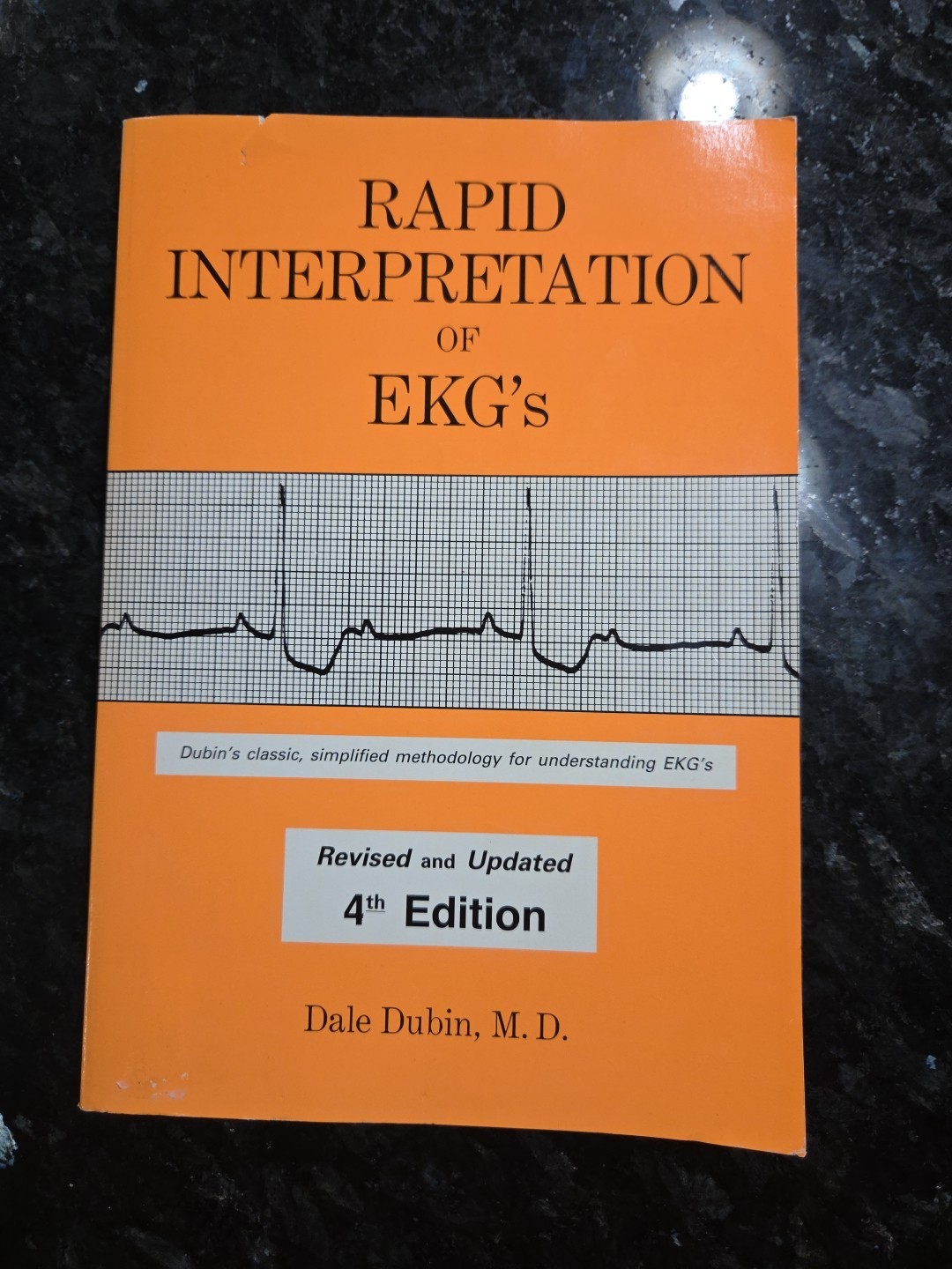 Rapid Interpretation of EKG’s 4th Edition Trade Paperback by Dale B Dubin