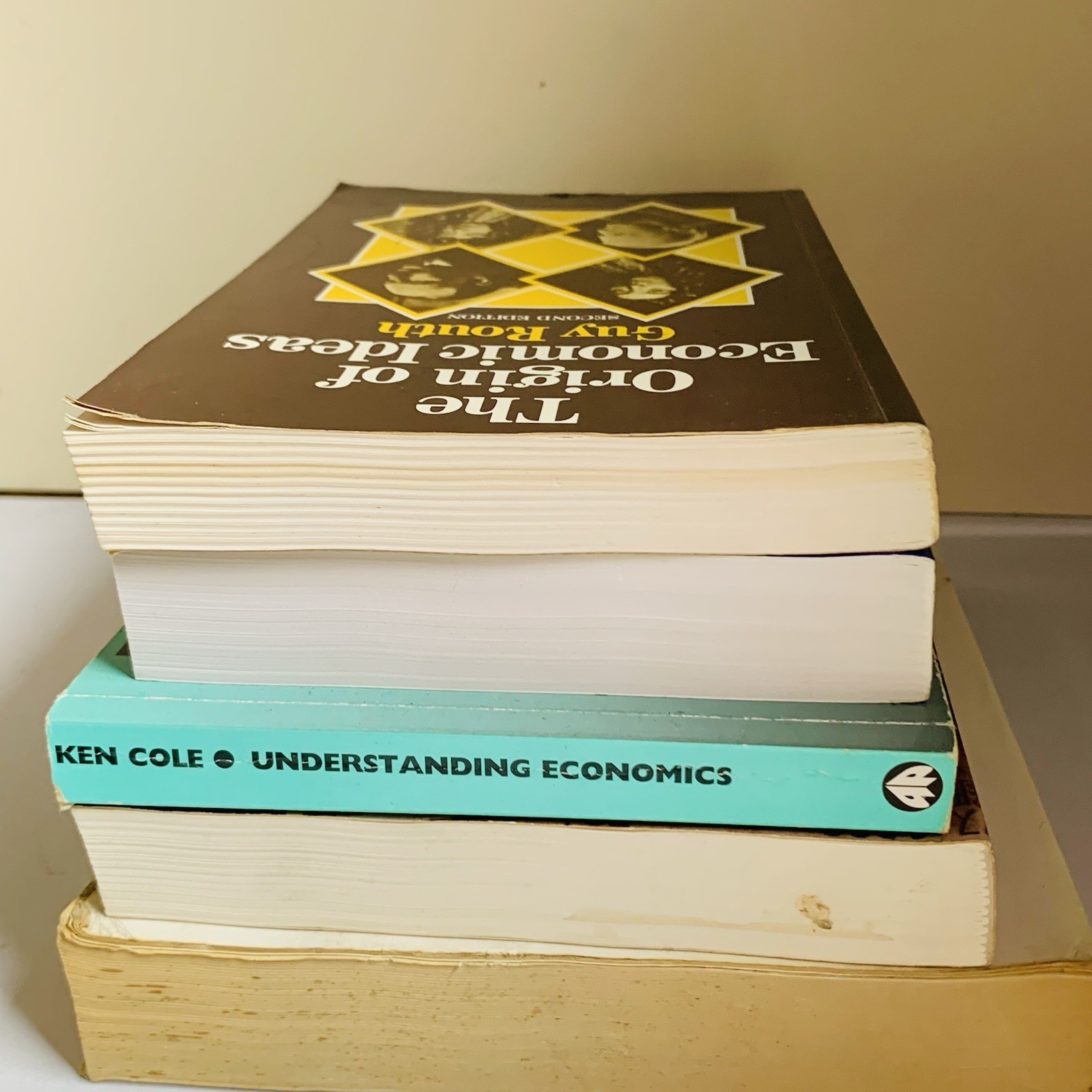Economics Book Bundle x 5 Mixed Paperback Vintage Lot Samuelson Economist etc