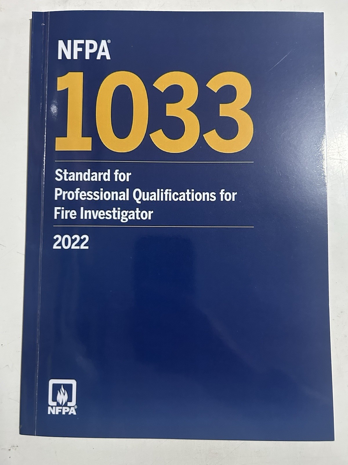 NFPA 1033 Standard for Professional Qualifications USA STOCK 2022