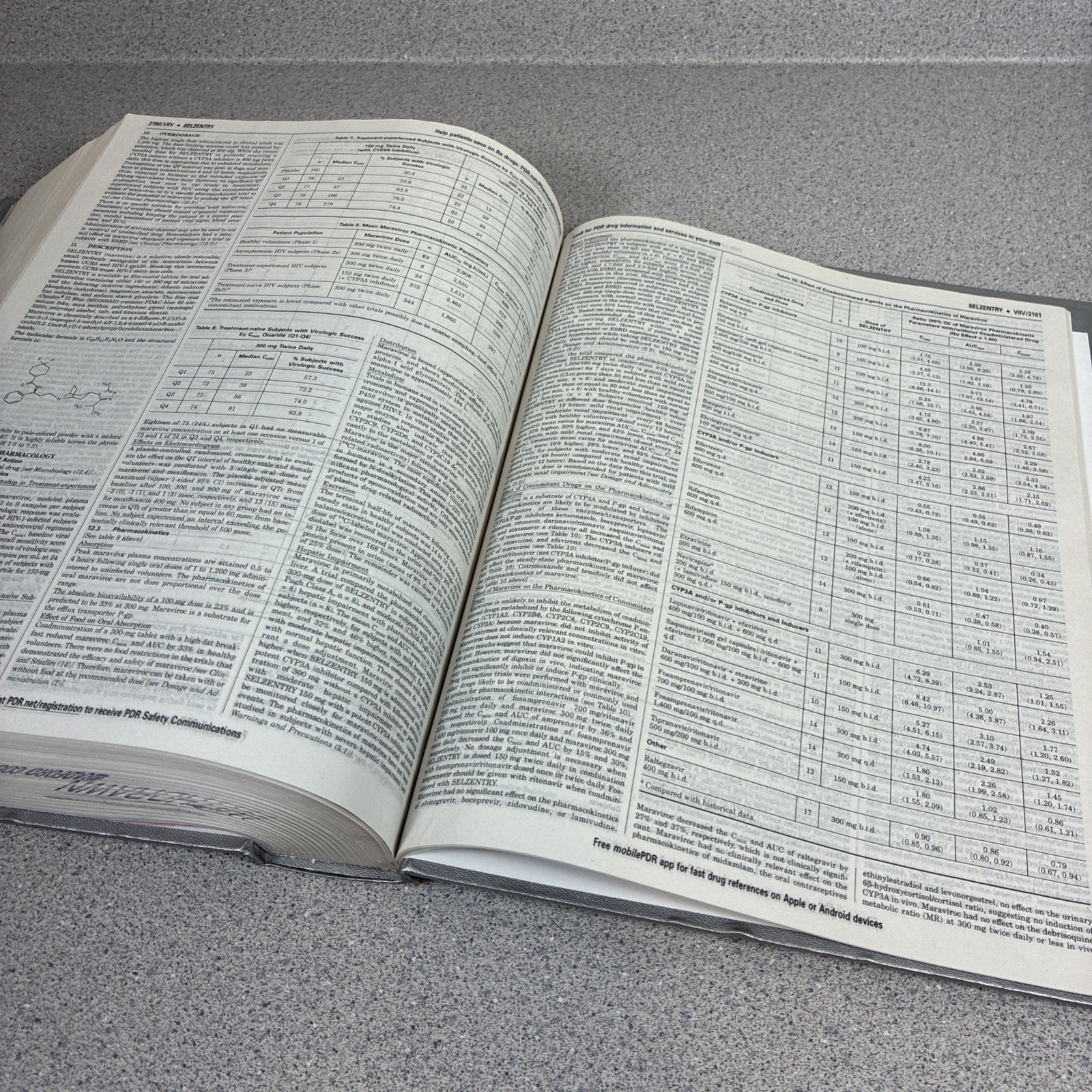2016 Physicians’ Desk Reference, 70th Edition Hardcover PDR Staff Book Silver