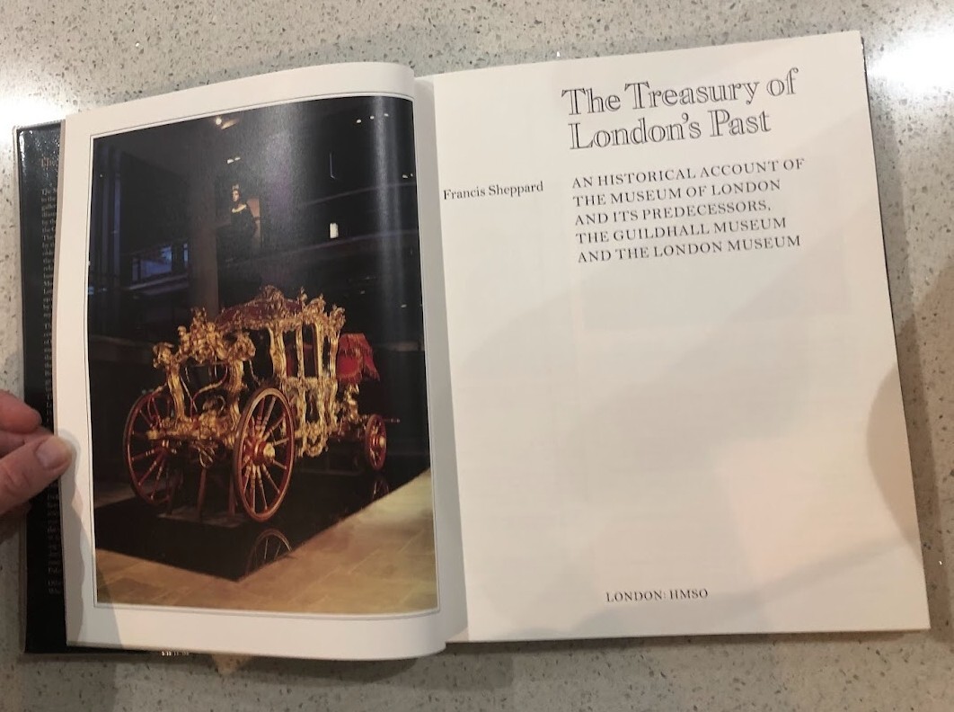 THE TREASURY OF LONDON’S PAST Sheppard, Francis, Hardback