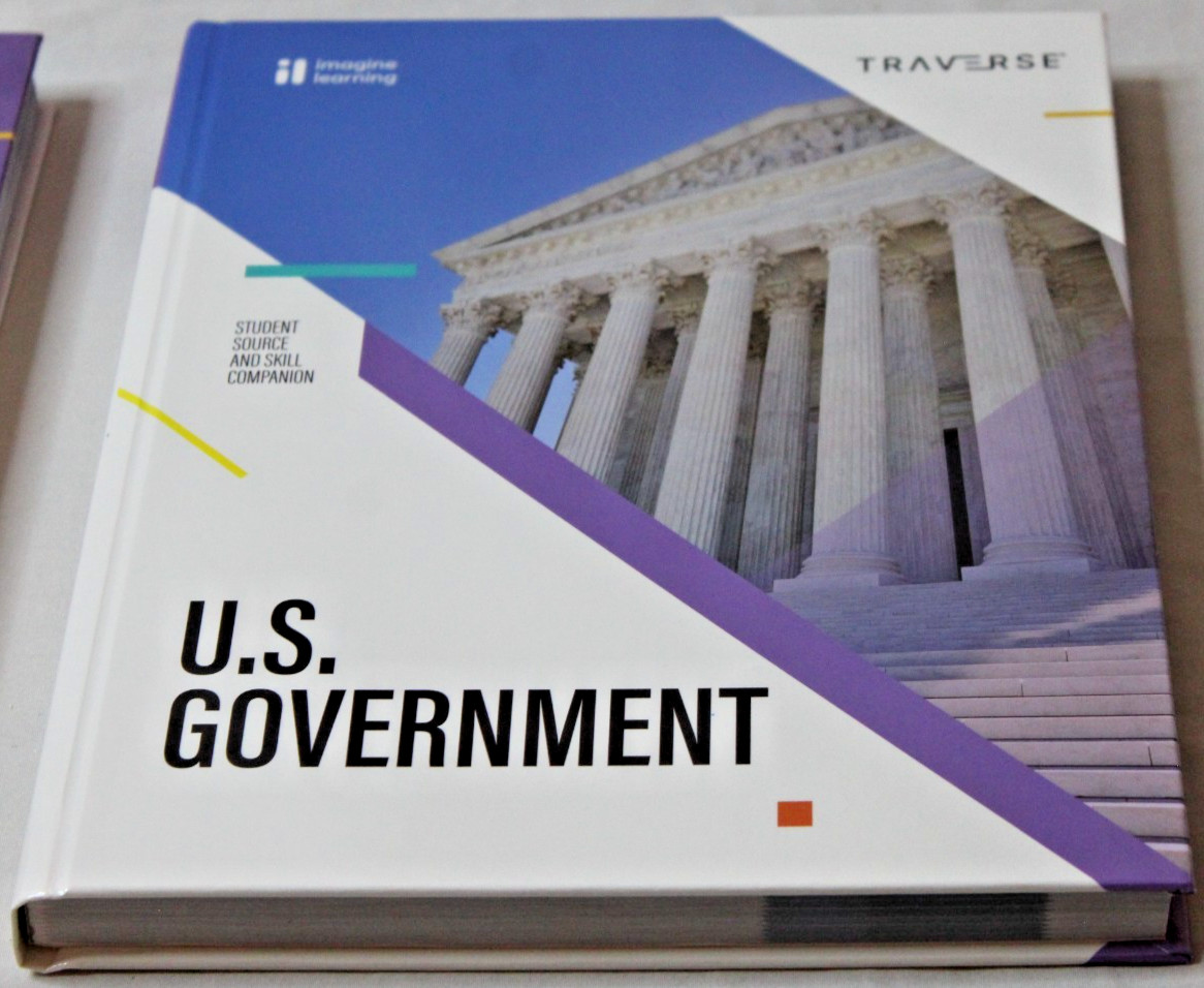 Imagine Learning Traverse U.S. Government Teacher & Student Textbook Set