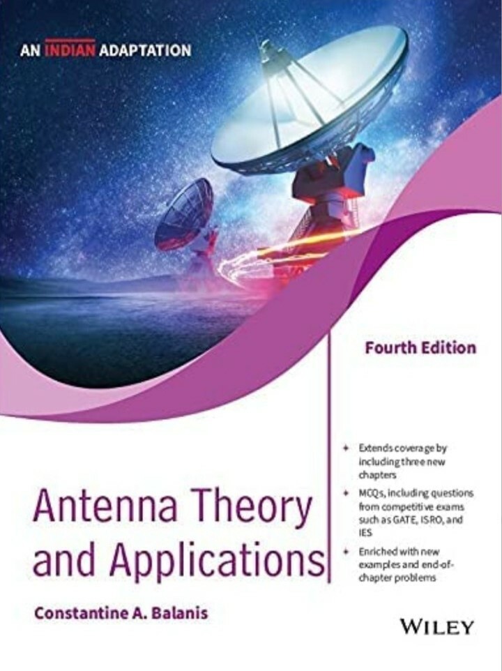 Antenna Theory :Analysis and Design by Constantine 4ed INTERNATIONAL EDITION