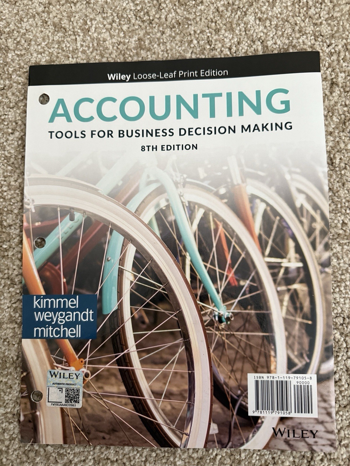 Accounting: Tools for Business Decision Making, 8th Edition LOOSELEAF