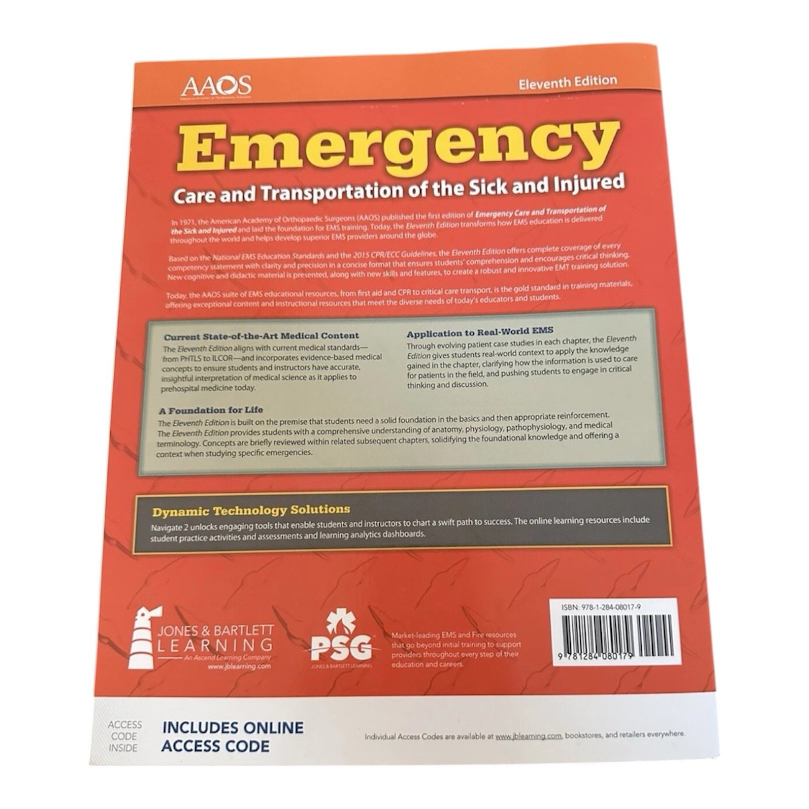 Emergency Care and Transportation of the Sick and Injured by Aaos American…