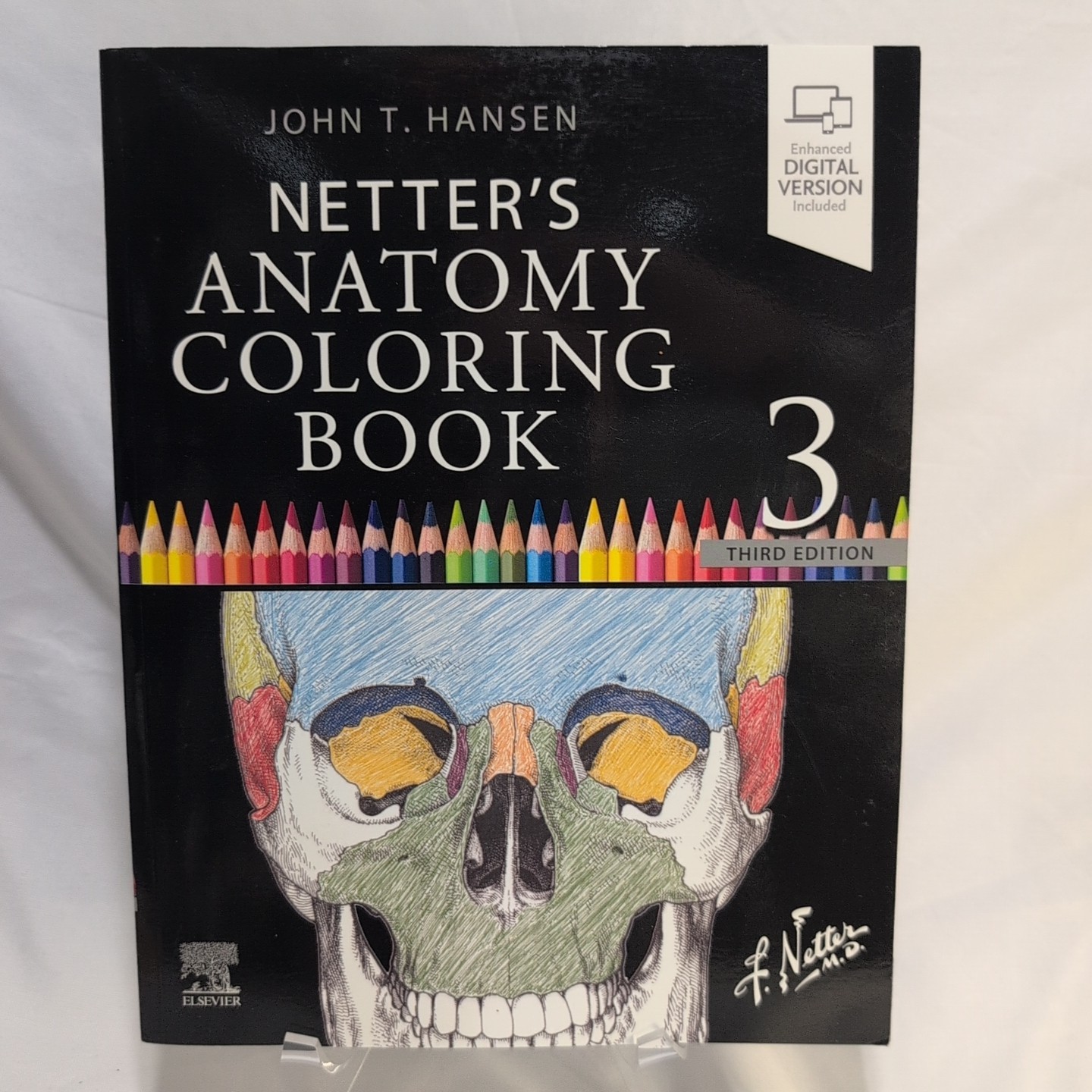 Netters Anatomy Coloring Book (Netter Basic Science) – Paperback – VERY GOOD