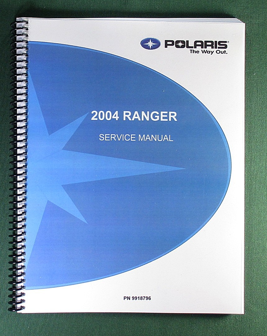 2004 Polaris Ranger Service Manual: 436 Pages & Protective Covers