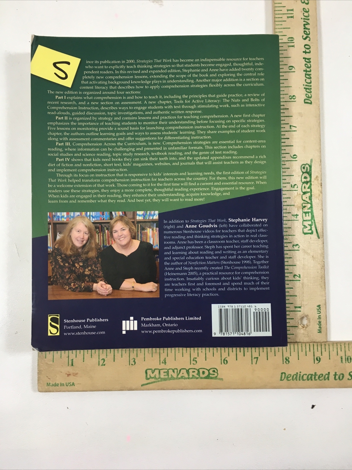 Strategies That Work – Stephanie Harvey, Anne Goudvis (2007, Paperback)