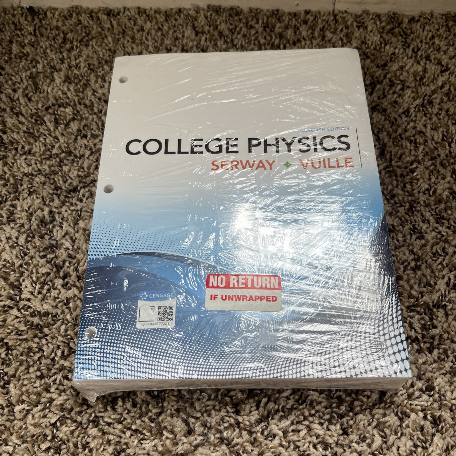 Bundle College Physics, Loose-Leaf Version, 11th WebAssign eBook Code Sealed