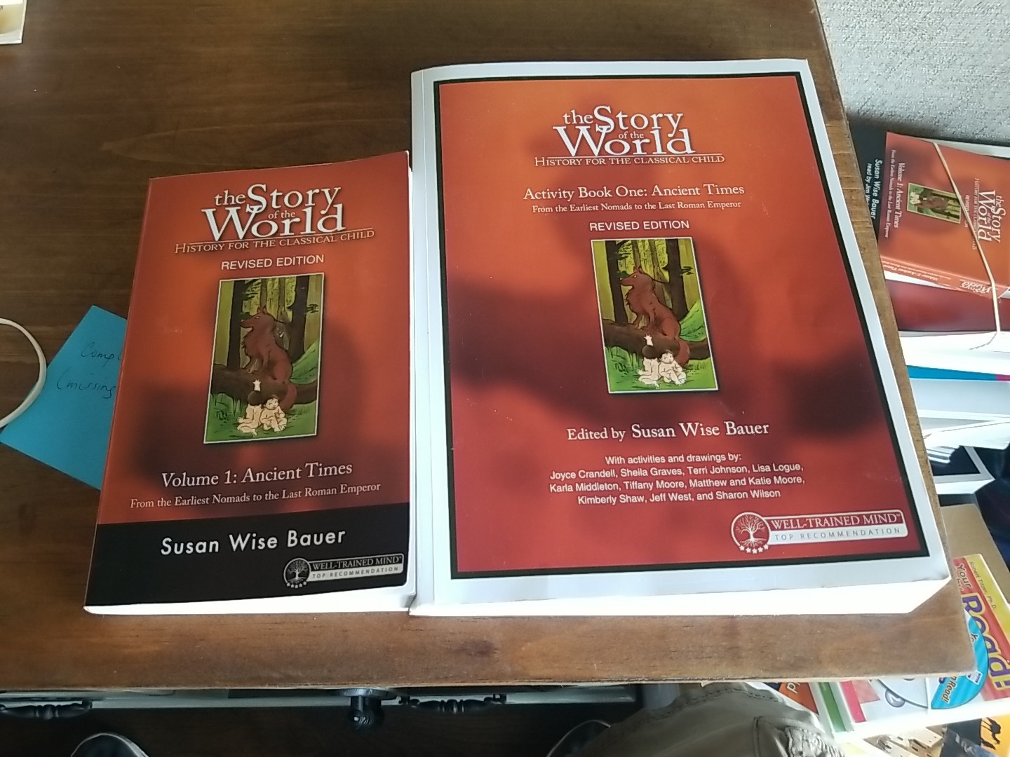 Story Of The World Volume 1 Bundle Book, Workbook* My Kids Colored A Few Pages!!