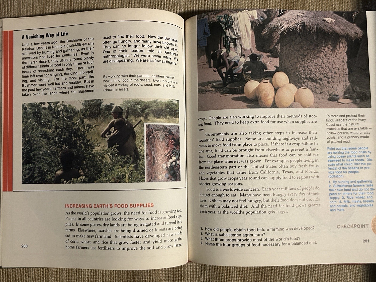 Vintage Geography Textbook ‘Geography’ 1982 Teacher’s Edition Hard Cover