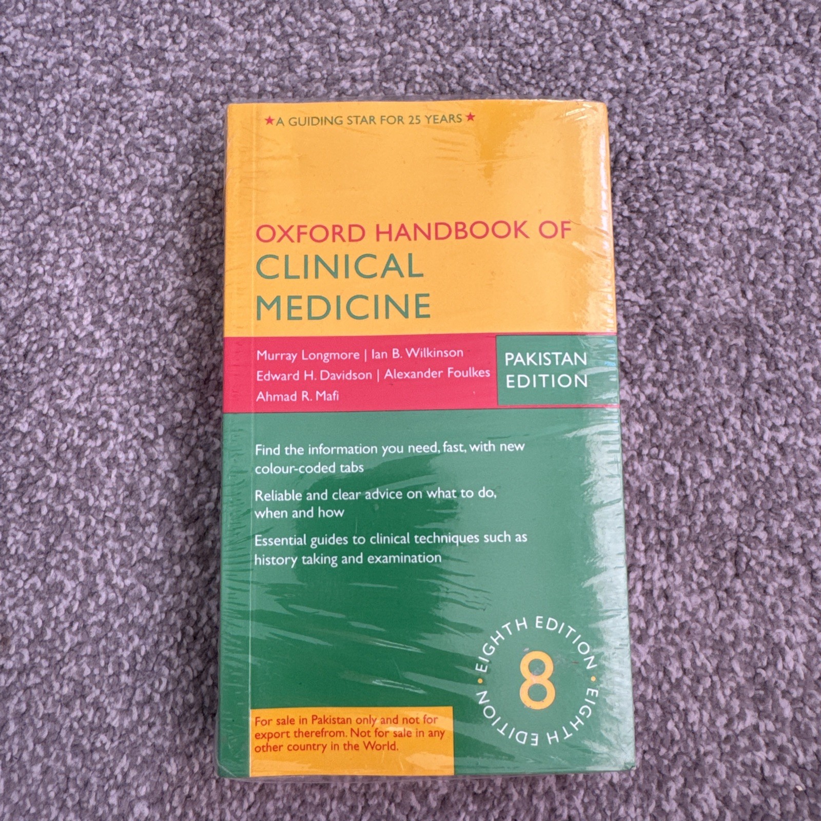 Oxford Handbook of Clinical medicine pocket size8th edition Pakistan edition