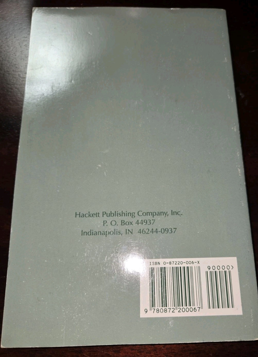 Hackett Classics Ser.: Sextus Empiricus: Selections from the Major Writings…