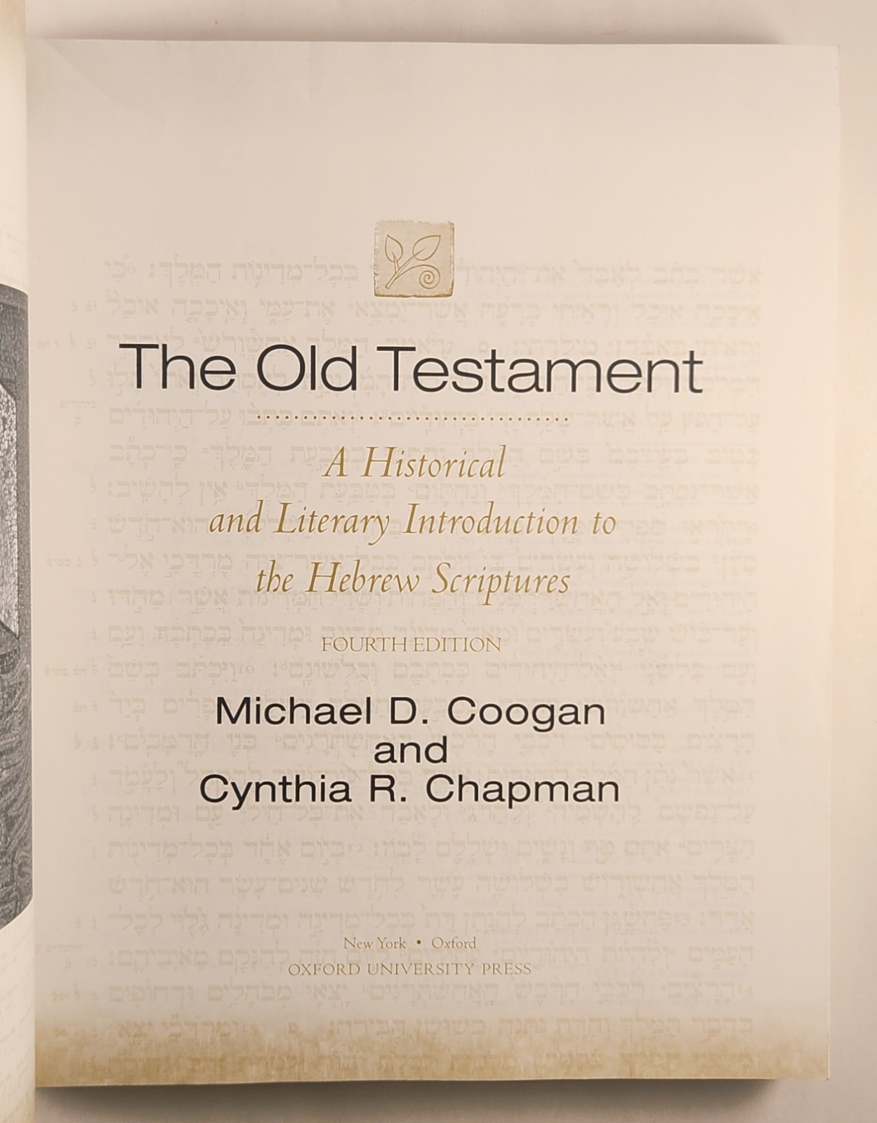 The Old Testament: A – Paperback, by Coogan Michael D. INSTRUCTORS ED.