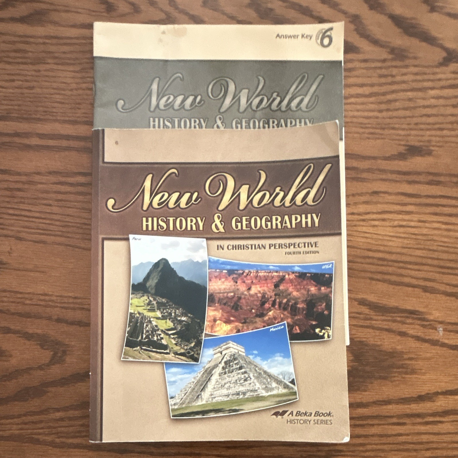 Abeka Grade 6 New World History Student Text And Answer Key