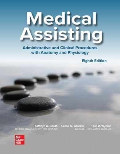 Medical Assisting: Administrative and – Hardcover, by Booth Kathryn A.; – Good