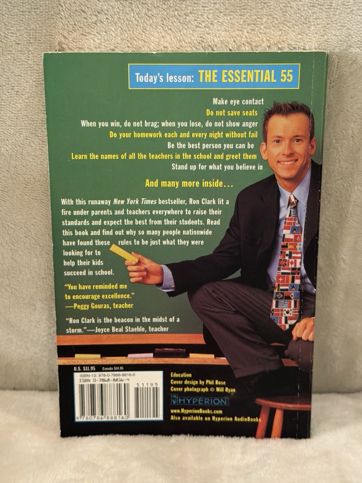 THE ESSENTIAL 55 by Ron Clark Paperback Book Education Lessons Rules