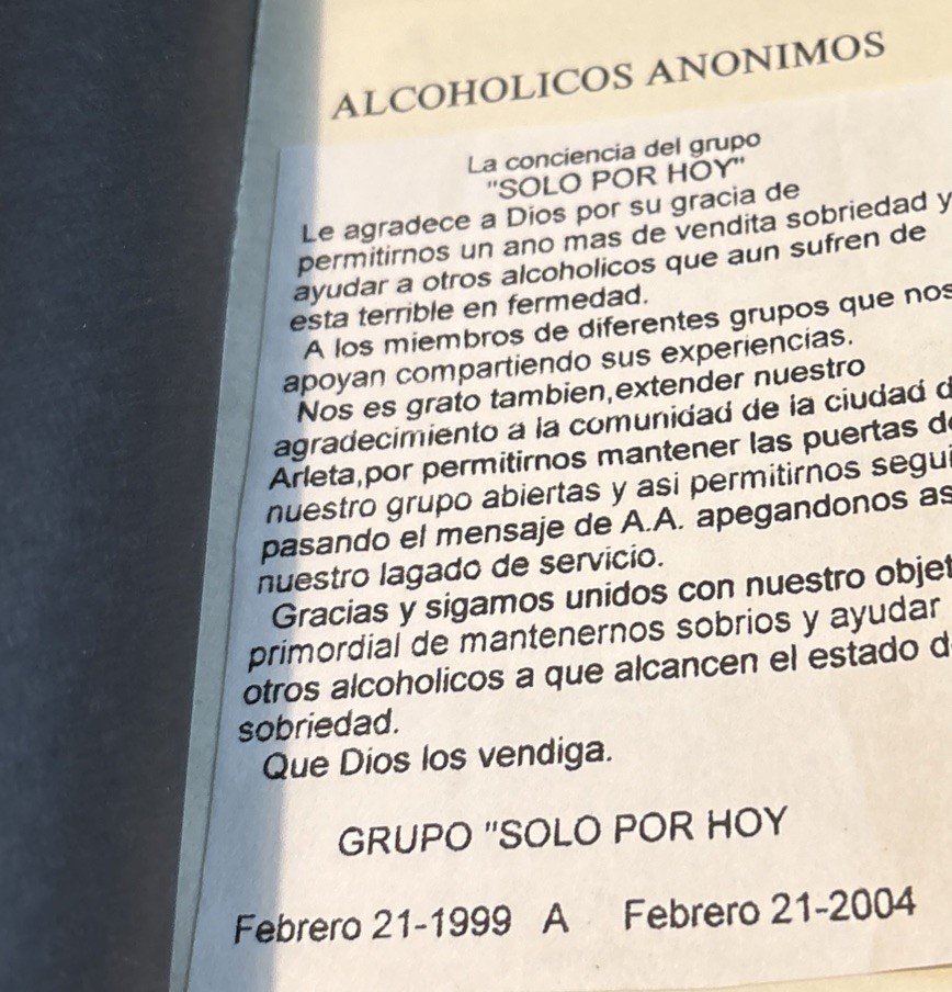 Alcoholicos Anonimos Pocket Size PB Muy Bueno