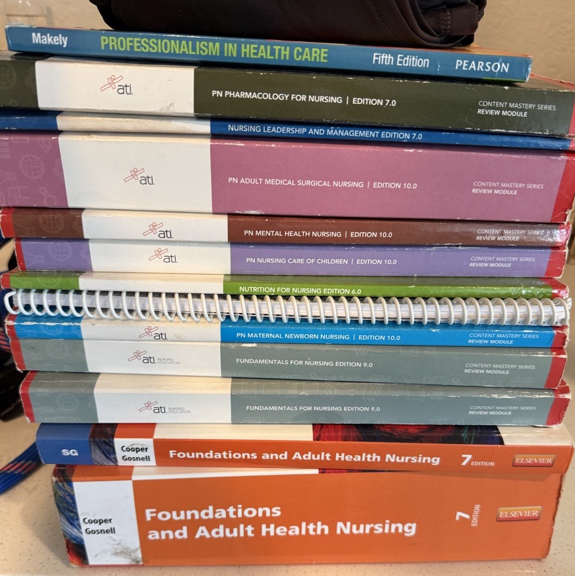 Elsevier ATI Content Mastery Series Nursing & Microbiology Lab Workbook Textbook